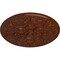 Ekena Millwork Baile Ceiling Medallion (Fits Canopies up to 6"), 31 1/4"OD x 2 1/4"P, Burnished Mahogany Crackle CM31BABMC - alternate 3